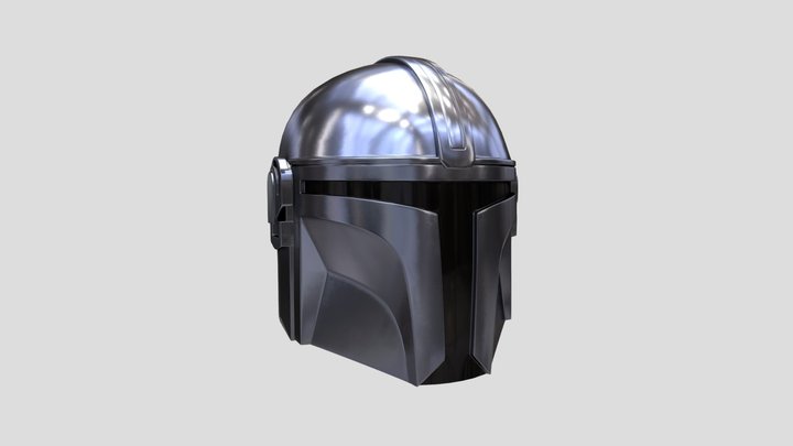 Mandolorian Helmet 3D Model