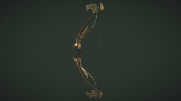 Elves Bow 3D Model