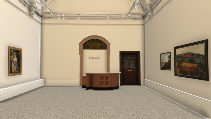 Art Gallery model 3D Model
