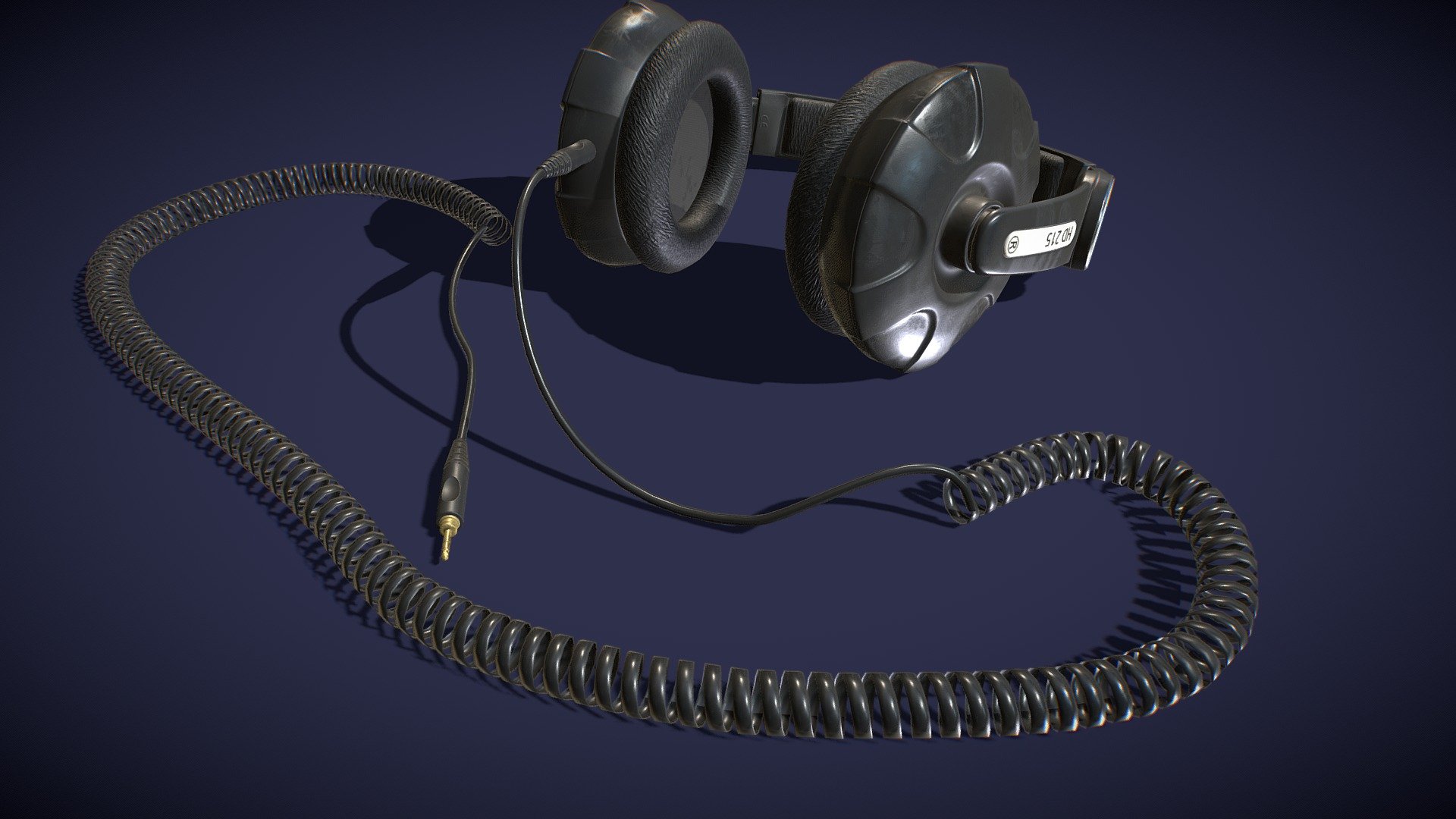 Headphones Sennheiser HD 215 II | Low poly