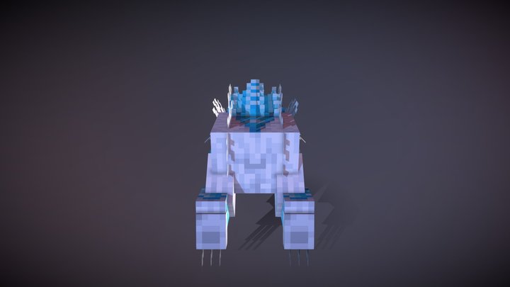 [Minecraft] Ice bear 3D Model