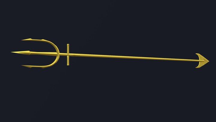 Trident of Neptune - Aquaman 3D Model