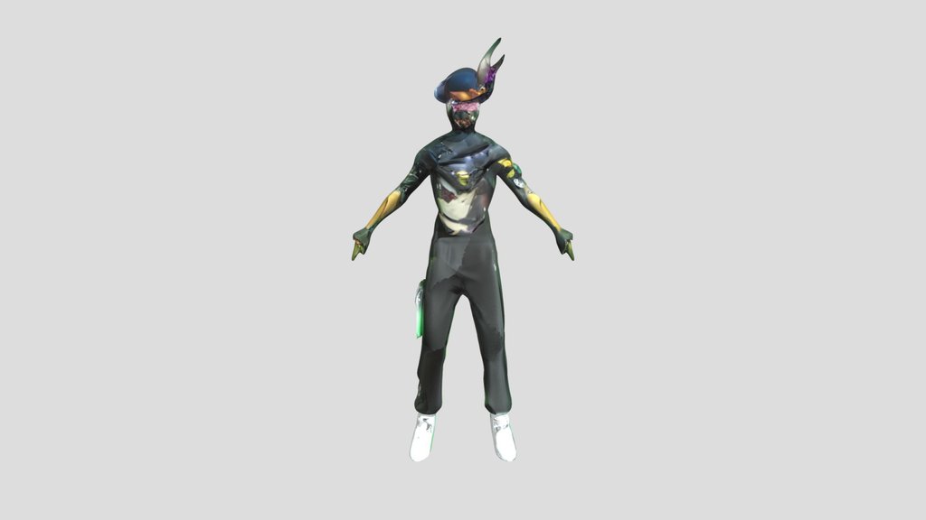 Stylized humanoid character