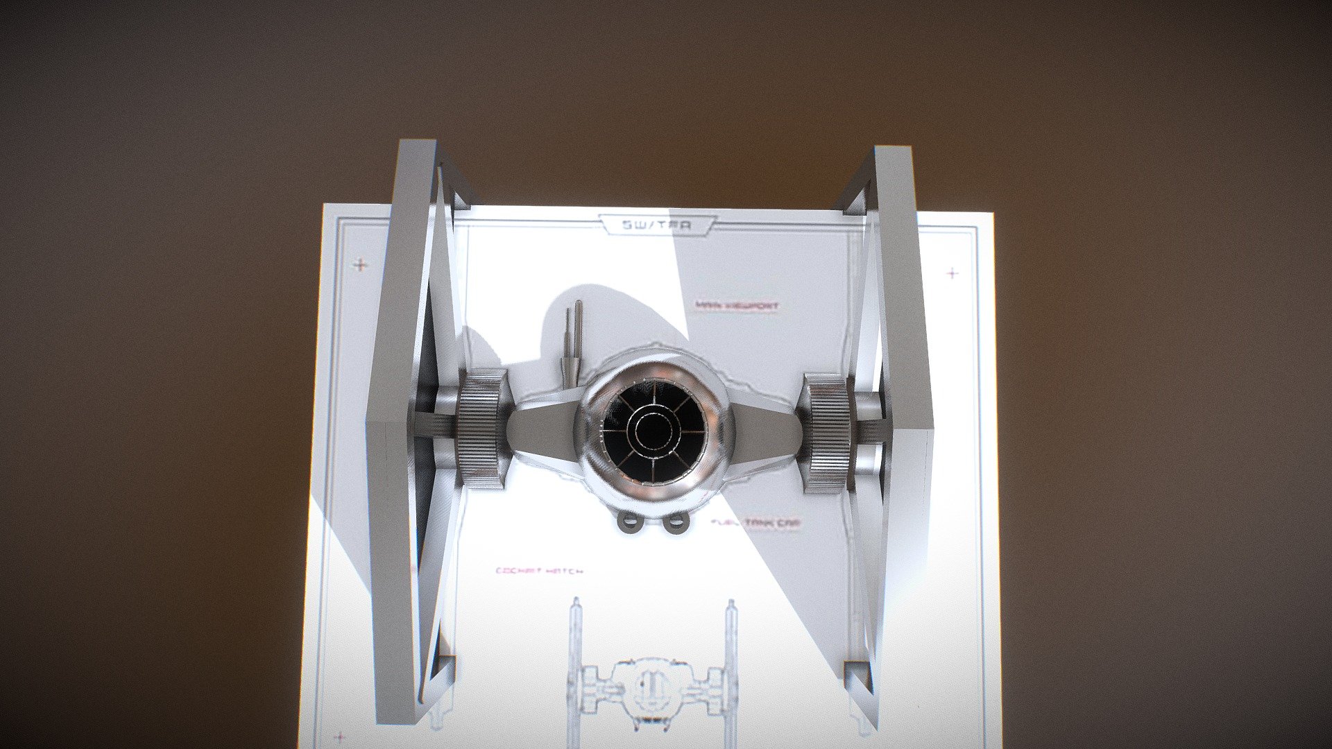 Tie Fighter — Sketchfab embed 3D viewer