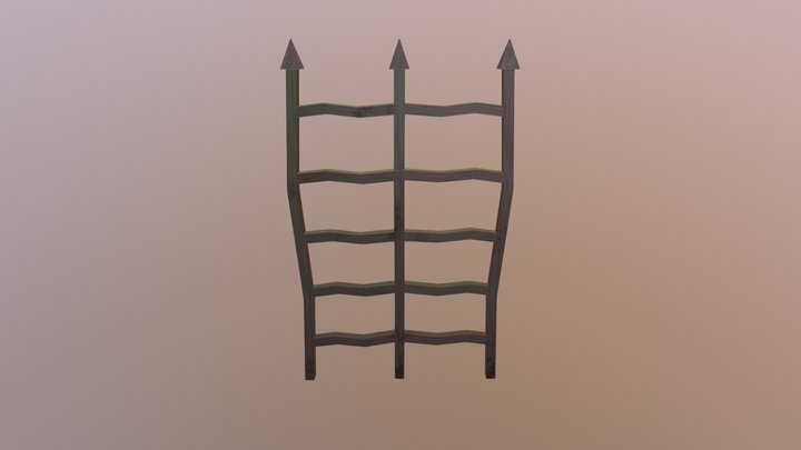 Fence Segment 3D Model