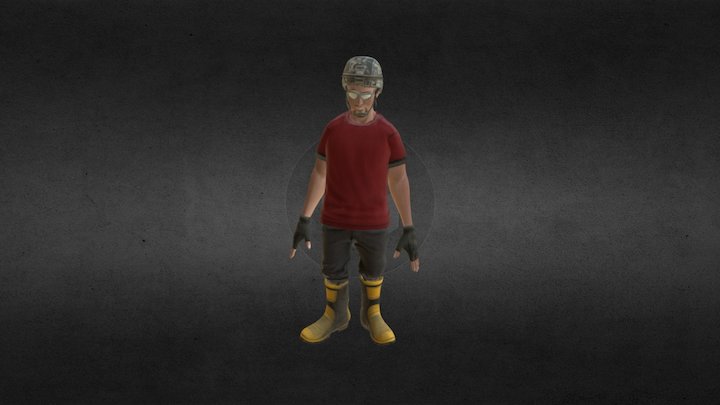 Kick 3D Model