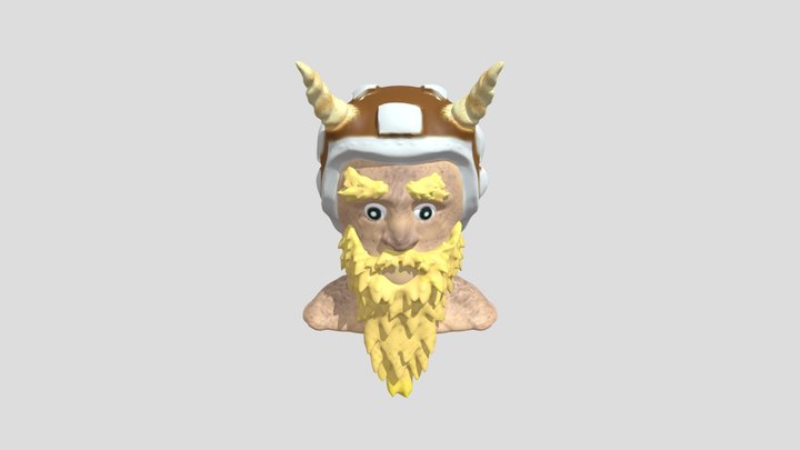 Steampunk Viking Bust - Singular 3D Model