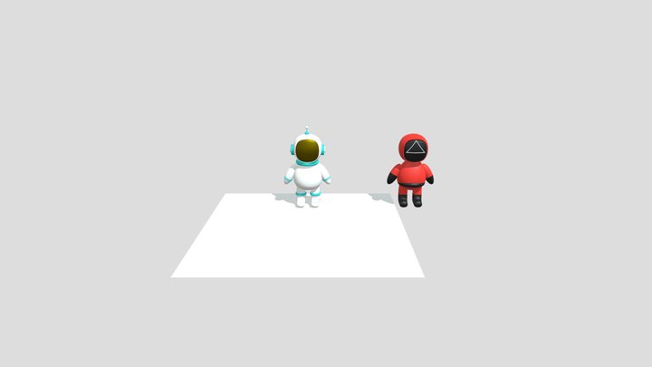 Космонавт 3D Model