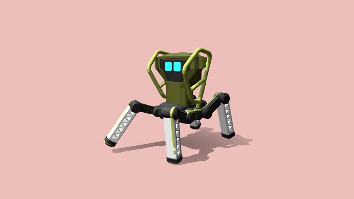 Quadbot-robot-3d-model 3D Model