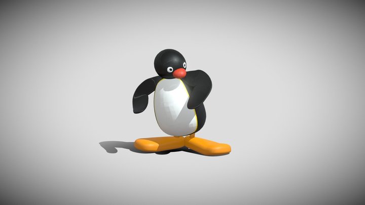 Pingu (Rigged) 3D Model