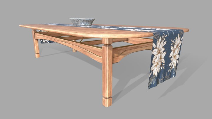 Large Dining Buffet Table