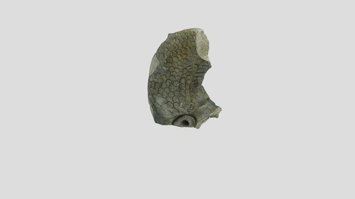 根来寺遺跡（岩出市）　鯱瓦 – Modello 3D gratuito STL