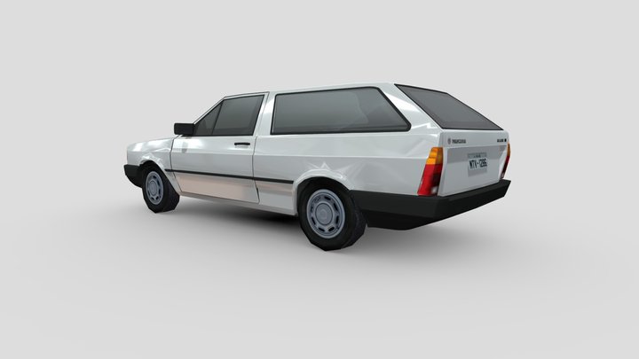 VW Parati CL 1987 3D Model