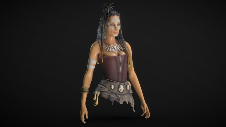 Voodoo_Character 3D Model