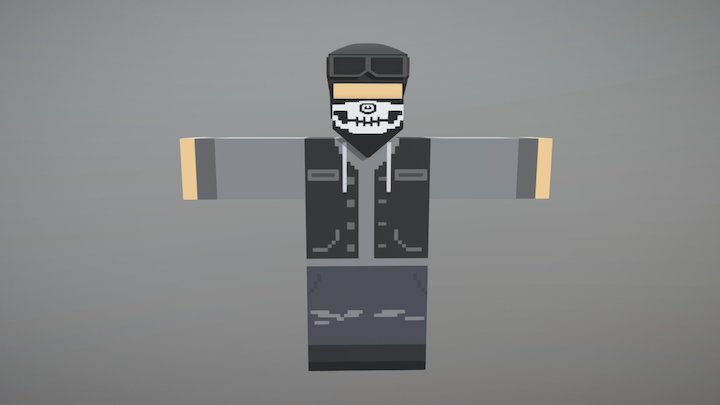 Biker Outfit 3D Model