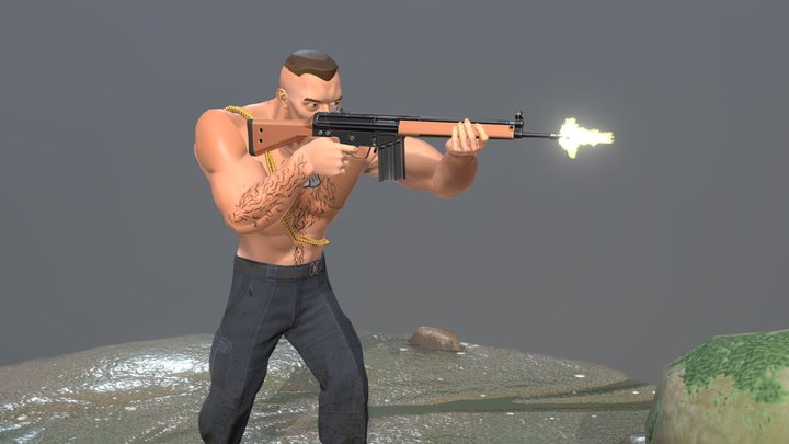 Tropic Commando 3D Model