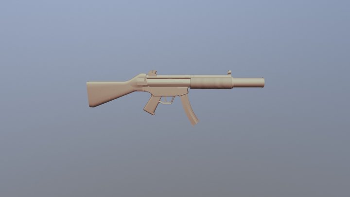 Mp5 3D Model