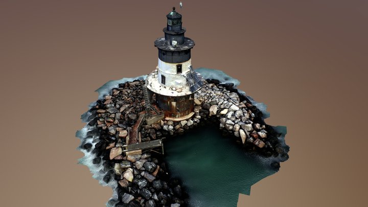 Orient Point Lighthouse 3D Model