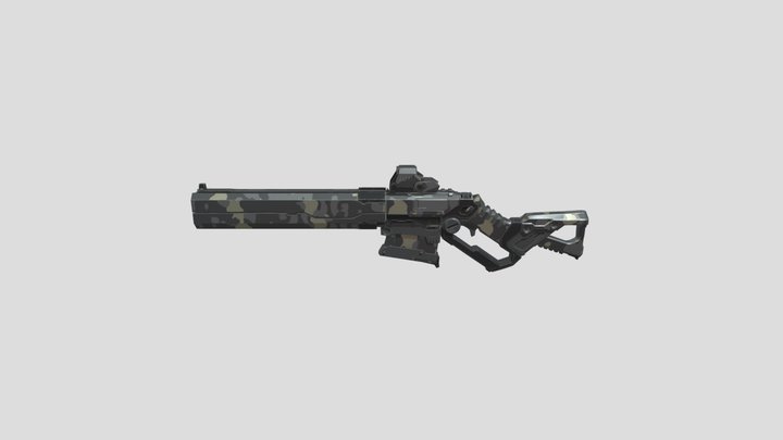 "Predator" rifle 3D Model