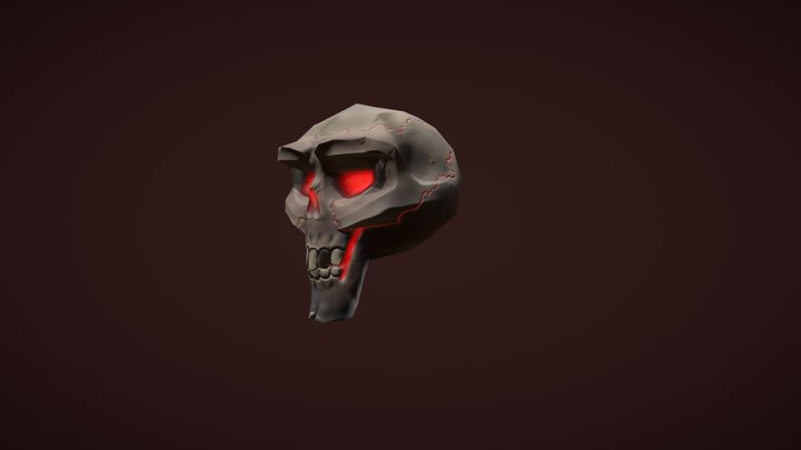 B2B1_Baube_Antoine_CharaInt3D_Skull 3D Model