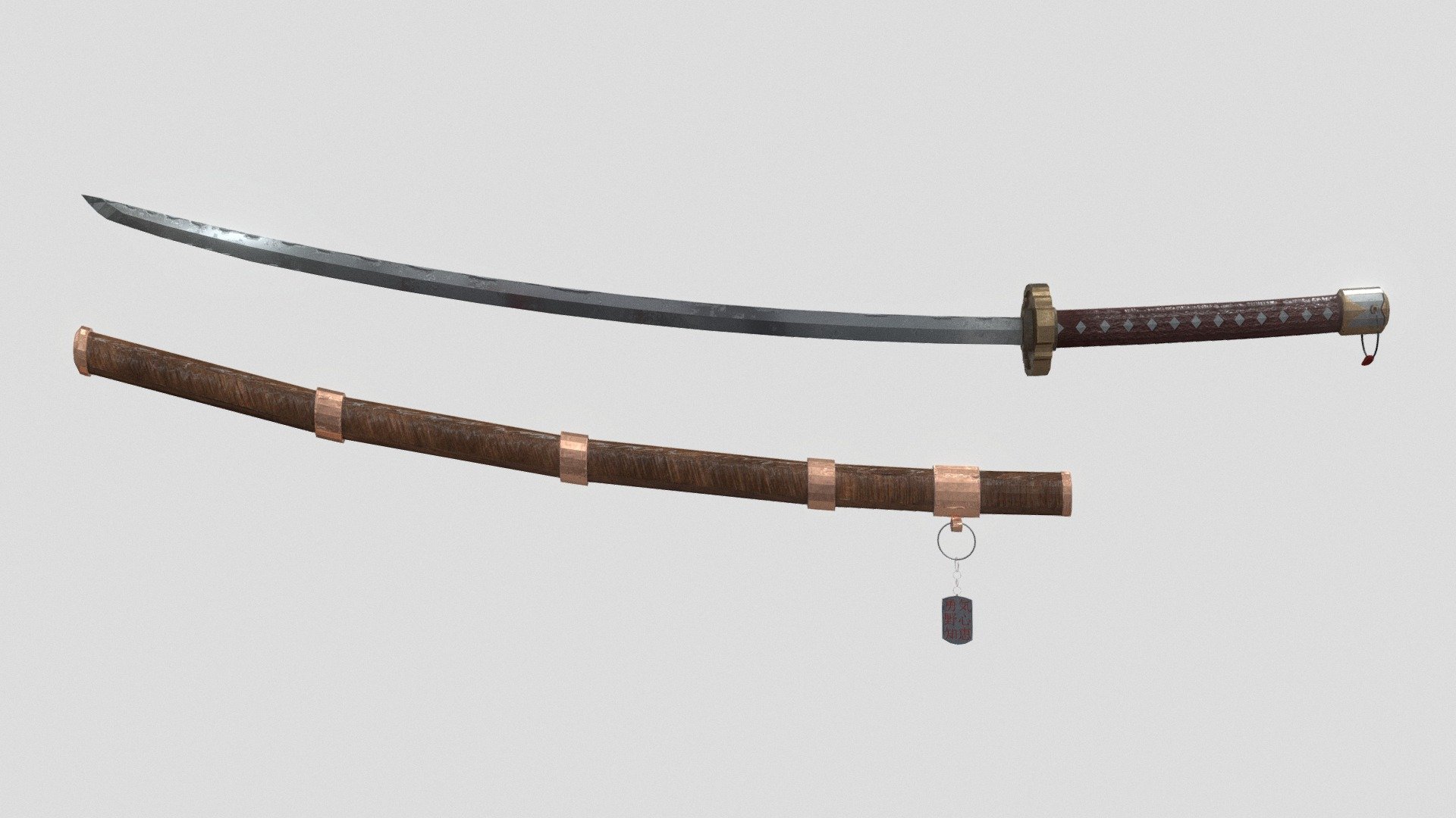 Katana Sword - 3D model by TheRealBlankk [8c8e26f] - Sketchfab