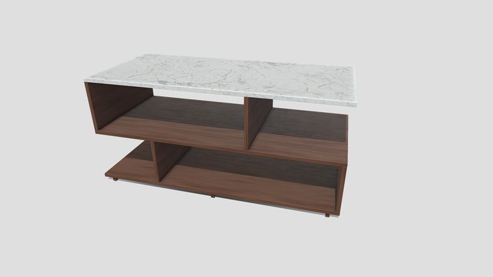 Coffee Table Low-poly – Free 3D Model STL