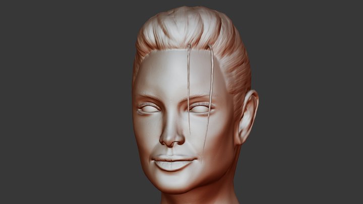 Angelina Jolie 3D Model