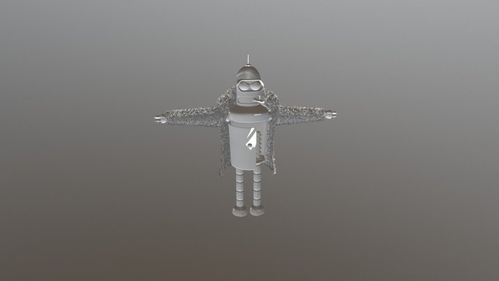 Bender Futurama 3D Model