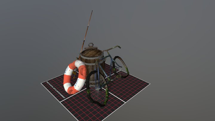 DAE 5 Finished props - By the ocean 3D Model