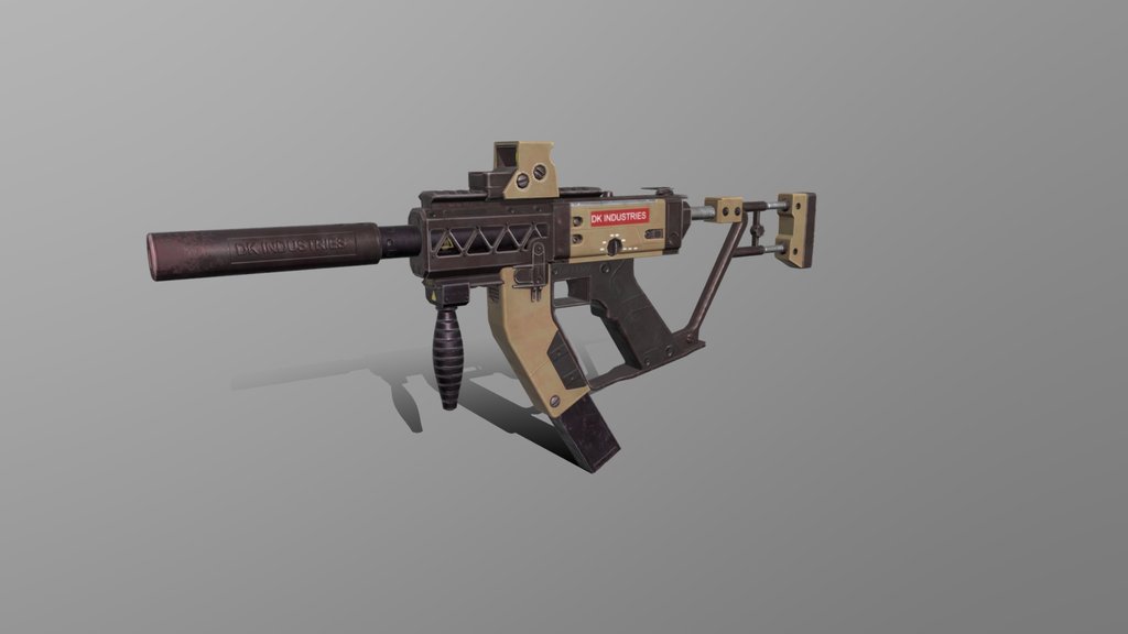 Futuristic PDW / SMG Weapon