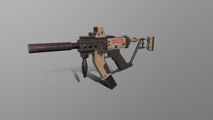 Futuristic PDW / SMG Weapon