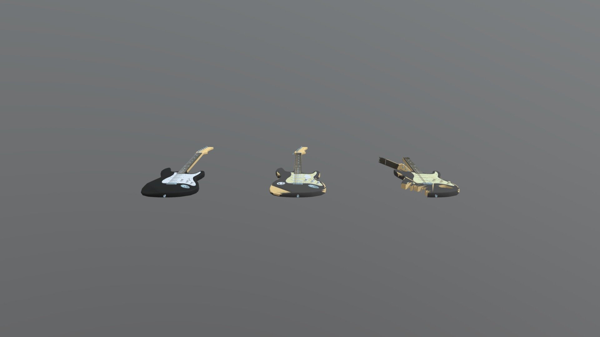 Guitar. New, old and crashed homework.