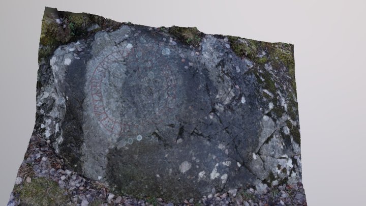 Runsten SÖ 300 Glömstahällen 3D Model