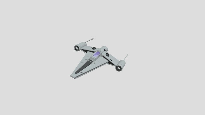 Space Ship - Vector 5 3D Model