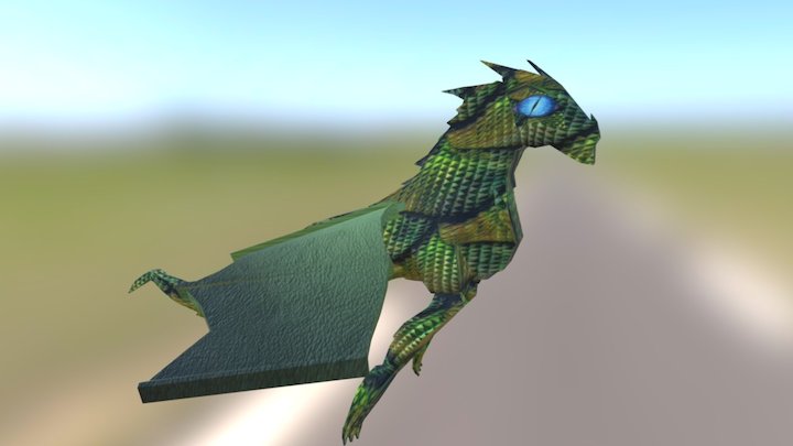 Final Boss Dragon 3D Model