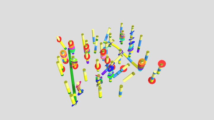 RockWorks Lithology and Fracture Logs 3D Model