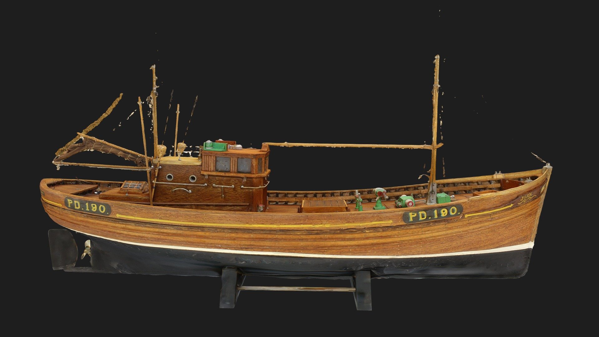 1963-333-1 Model of the Peterhead fishing boat - 3D model by ...