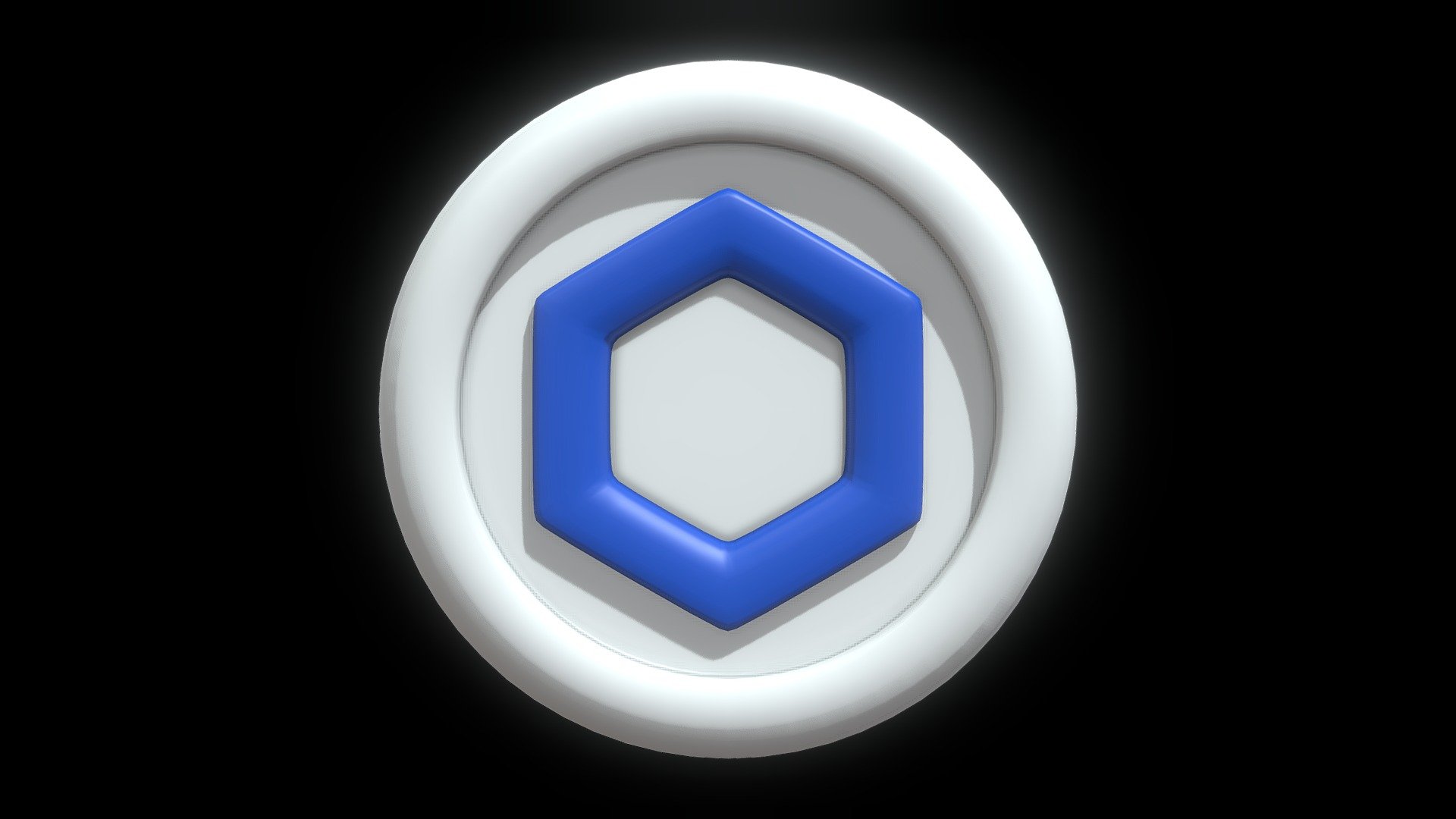 Chainlink or LINK Crypto Coin with cartoon style - 3D model by pakyucangkun  [8c931a4] - Sketchfab