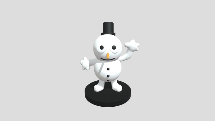 Chilly McFrost Figure 3D Model