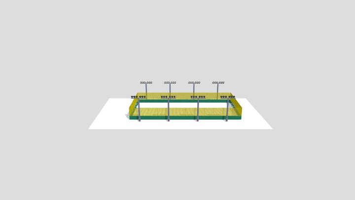 Football Ground 3D Model