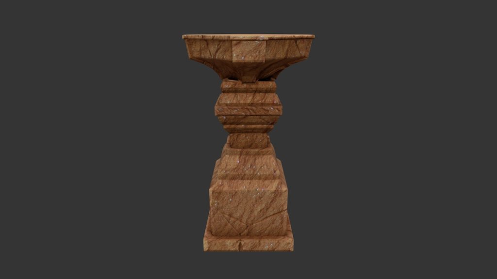 Pedestal 3D model by jnooyen [8c93c3e] Sketchfab