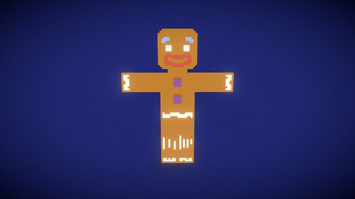 Gingy - Model for shading 3D Model