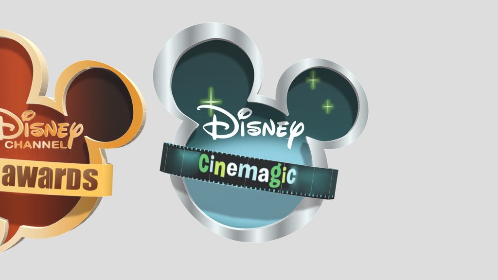 disney channel all logo - A 3D model collection by ethan1224 - Sketchfab