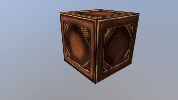 Crate 3D Model