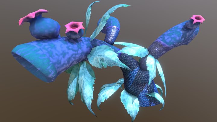 Science fiction plant 3D Model