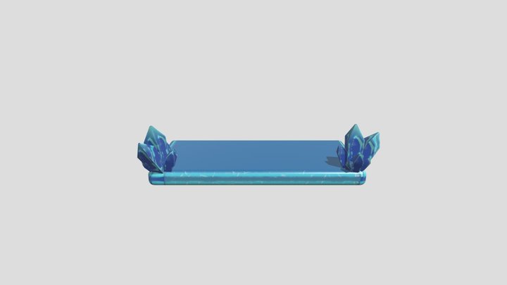 Crystal Plataform 3D Model