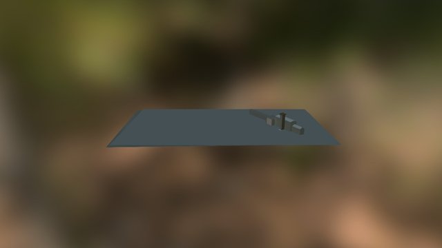 V All Peters Row With Roof And Tower 3D Model