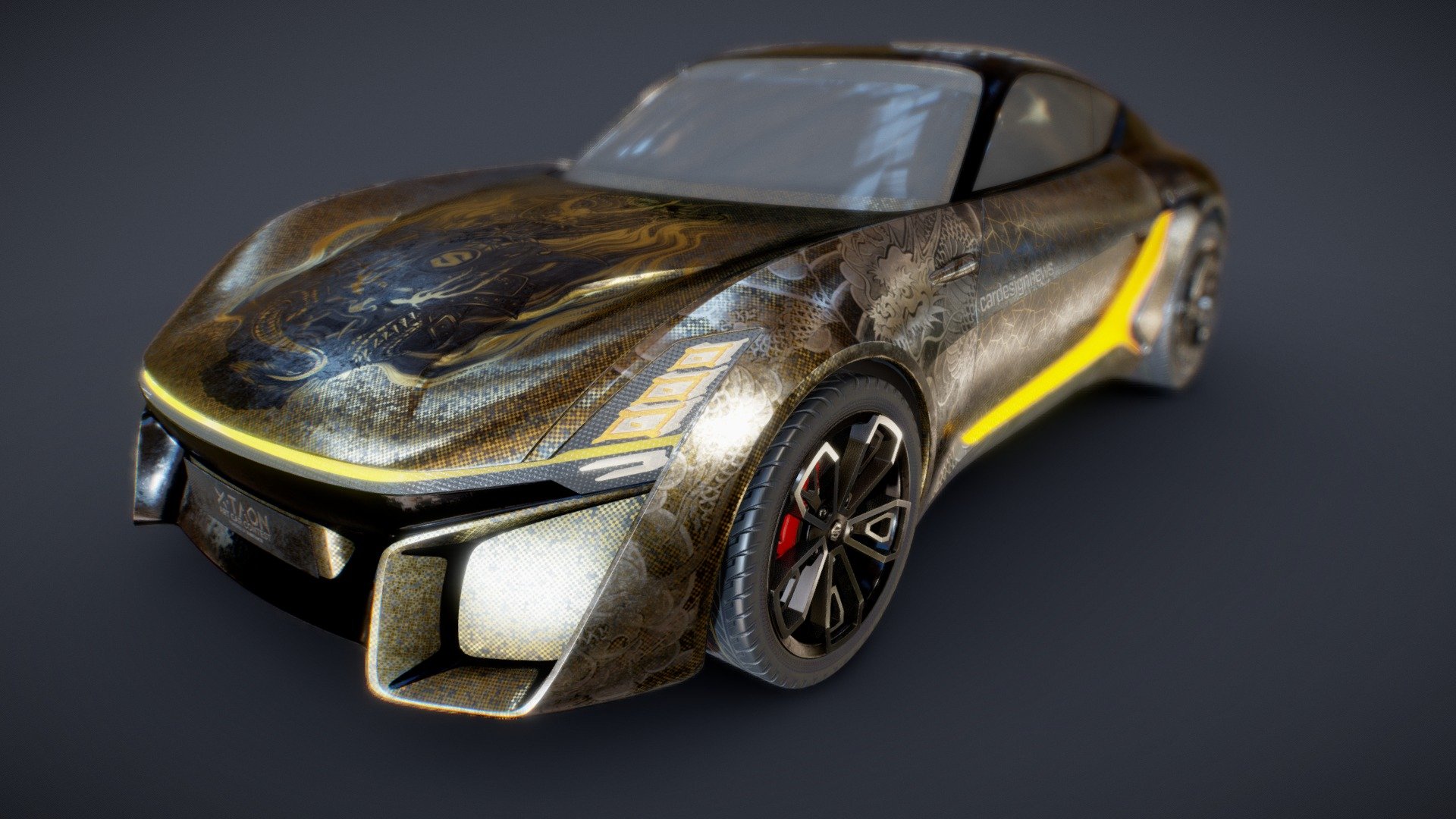 XTAON Art Car / Japanese theme