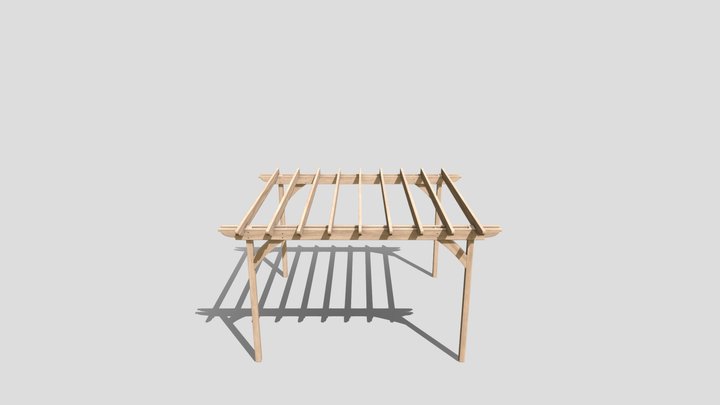 Pergola 3D Model