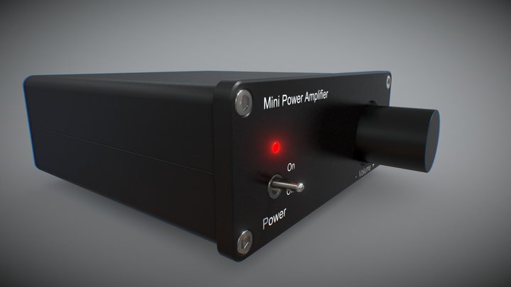 Mini amplificatore audio - Mini audio amplifier 3D Model